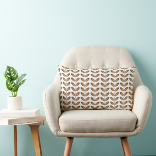Vektor-Blatt-Designs Lendenkissen