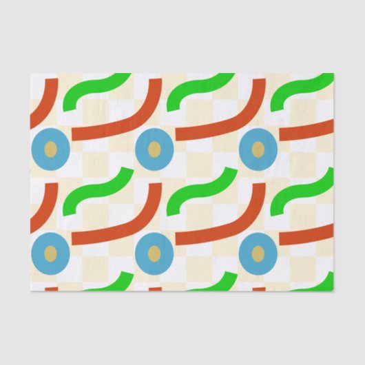 Vektor-Formen nahtlos Seidenpapier (Vorderseite)