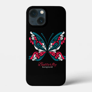 Vektor Hintergrund mit schönem Schmetterling Tätow Case-Mate iPhone Hülle