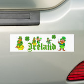 Vektor - Kobold-Klee Irland Autoaufkleber (Auf Auto)