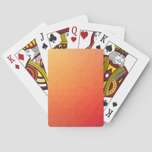 Vektor orange Textur Spielkarten (Rückseite)