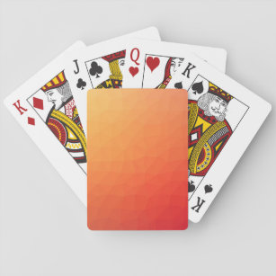 Vektor-Orangenstruktur Spielkarten