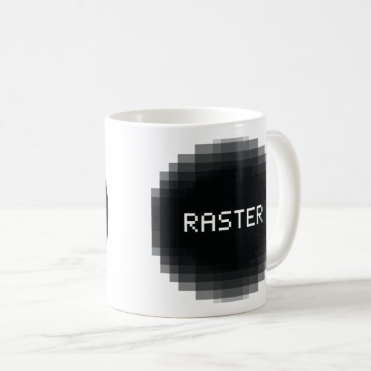 Vektor/Raster Kaffeetasse (VorderseiteRechts)