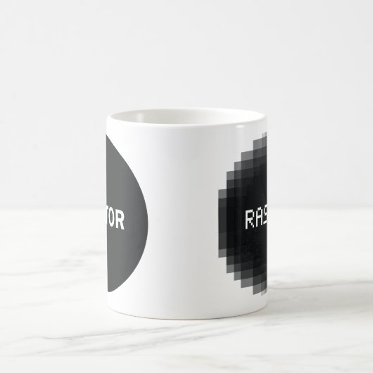 Vektor/Raster Kaffeetasse (Mittel)