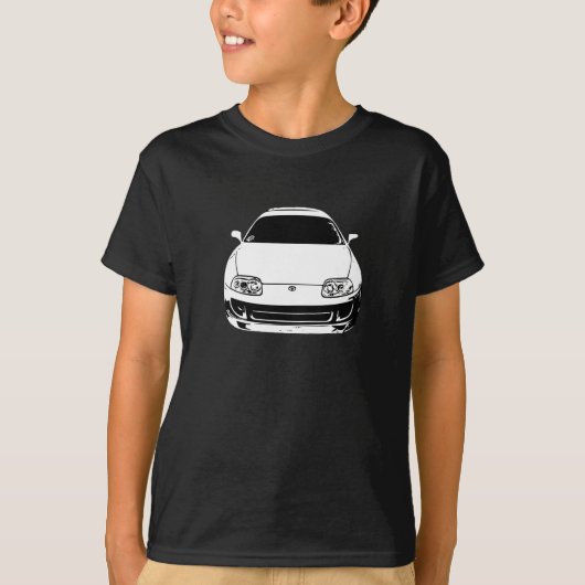 Vektorbild Toyota Supra MKIV T-Shirt (Vorderseite)