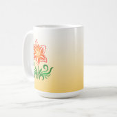 VektorBlume: Kaffeetasse (Vorderseite Links)