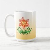 VektorBlume: Kaffeetasse (Links)