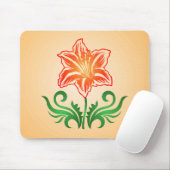 VektorBlume: Mousepad (Mit Mouse)