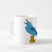 Vektordesign Vogel Kaffeetasse (Vorderseite Links)
