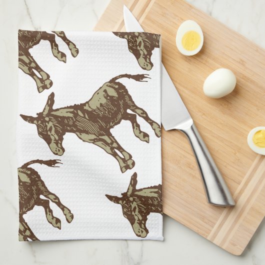 Vektoresel Geschirrtuch (Viertel Falte)