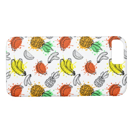 Vektorgraphik-nahtloses Muster Case-Mate iPhone Hülle (Rückseite (Horizontal))