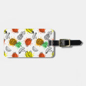 Vektorgraphik-nahtloses Muster Gepäckanhänger (Vorderseite horizontal)