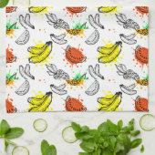 Vektorgraphik-nahtloses Muster Geschirrtuch (Gefaltet)
