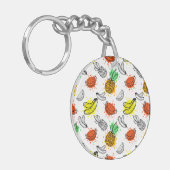 Vektorgraphik-nahtloses Muster Schlüsselanhänger (Vorderseite links)