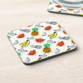 Vektorgraphik-nahtloses Muster Untersetzer (Linke Seite)