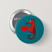 Vektorherz und -Seepferd Button (Vorne & Hinten)