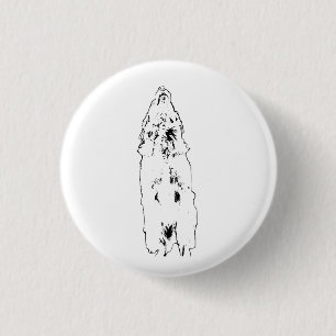 Vektorkreis, goldenes Gleichgewicht Button