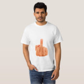 VektorMittelfinger T-Shirt (Vorne ganz)