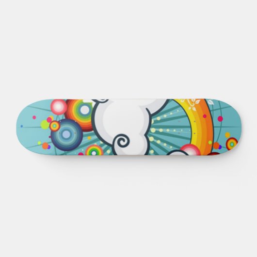 Vektorregenbogen Skateboard (Horizontal)