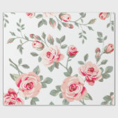 VektorRosen-Muster-Verpackungs-Papier Geschenkpapier (Flach)