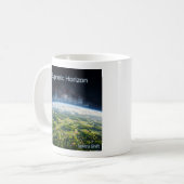 Vektra Shift - Euphorischer Horizont EDM-Kaffeetas Kaffeetasse (Vorderseite Links)