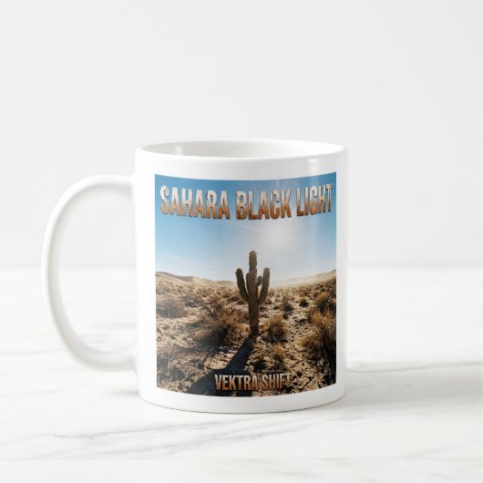 Vektra Shift - Sahara Black Light Dance Trance Kaf Kaffeetasse (Links)