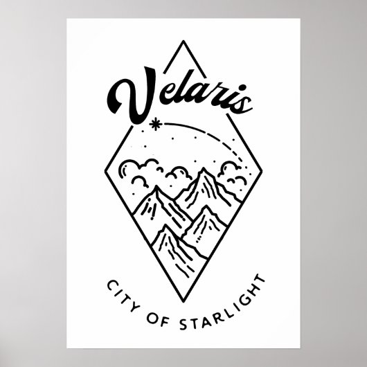 Velaris ACOTAR Inspiriert Poster (Vorne)