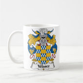 Velasco Familienwappen Kaffeetasse (Links)