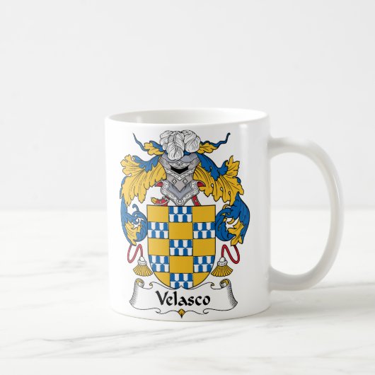 Velasco Familienwappen Kaffeetasse (Rechts)