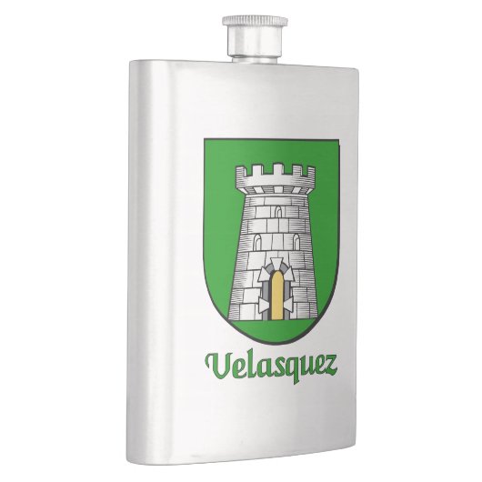 Velasquez Heraldic Shield Flachmann (Rechts)
