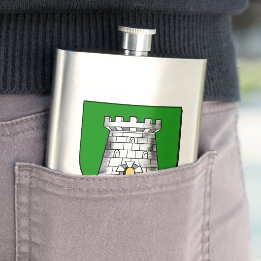 Velasquez Heraldic Shield Flachmann (Beispiel)