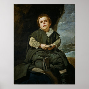 Velázquez - Der Jester Francisco Lezano Poster