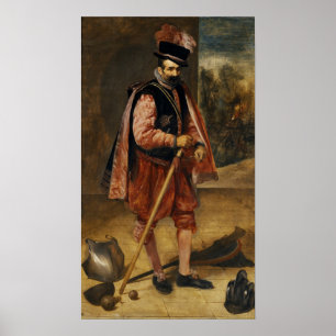 Velázquez - Der Narr genannt 'Juan von Österreich' Poster