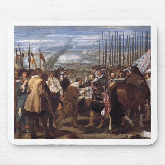 Velazquez - die Hinterbliebenen von Breda Mousepad (Vorne)