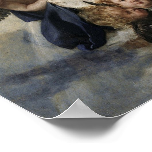 Velázquez - Die Krönung unserer Frau 1635 Poster (Ecke)