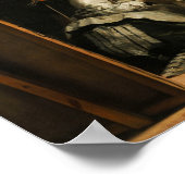 Velázquez - Die Mädchen 1656 Poster (Ecke)