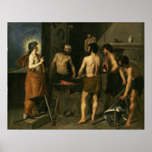 Velázquez - Die Schmiede des Vulkan Poster