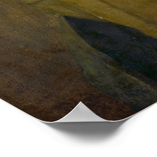 Velázquez - Ein junger Mann 1650 Poster (Ecke)