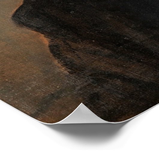 Velázquez - Ein Mann 1630 Poster (Ecke)