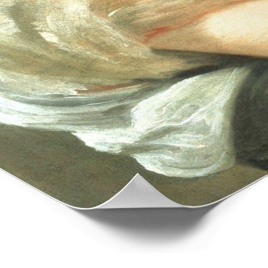 Velázquez - eine Frau im Gewand des Reaktors 1648 Poster (Ecke)