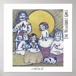Velazquez Girls print Poster