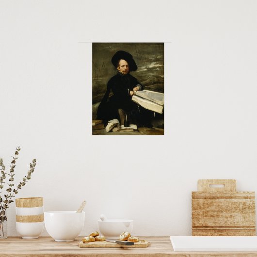 Velázquez - Jester De Acedo 'Cousin' 1635 Poster (Küche)