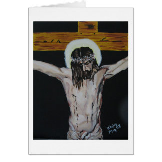 Velazquez-Kreuzigungsstudienkarte