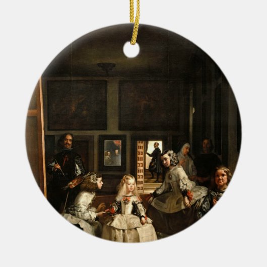 VELAZQUEZ - Las Meninas 1656 Keramik Ornament (Vorne)