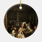 VELAZQUEZ - Las Meninas 1656 Keramik Ornament (Hinten)
