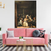VELAZQUEZ - Las Meninas 1656 Leinwanddruck (Insitu (Wohnzimmer))