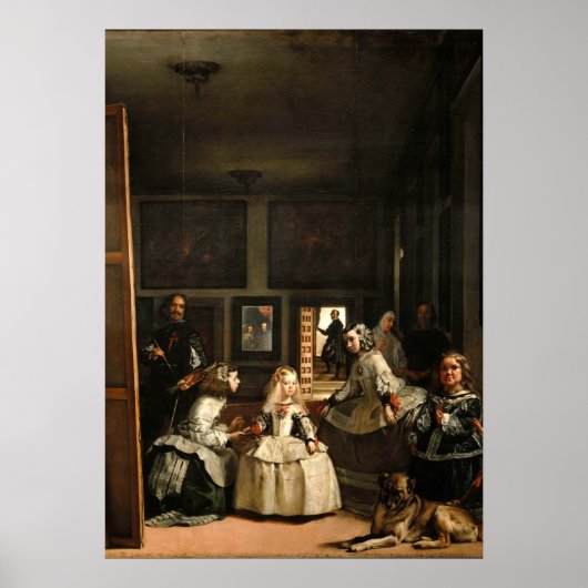 VELAZQUEZ - Las Meninas 1656 Poster (Vorne)