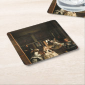 VELAZQUEZ - Las Meninas 1656 Rechteckiger Pappuntersetzer (angewinkelt)