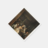 VELAZQUEZ - Las Meninas 1656 Serviette (Ecke)