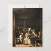 Velazquez Las Meninas Einladungen (Vorderseite)